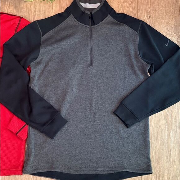 ((2 PIECE)) MENS NIKE AND UNDER ARMOUR QUARTER ZIP PULLOVERS SIZE MED - Picture 4 of 6